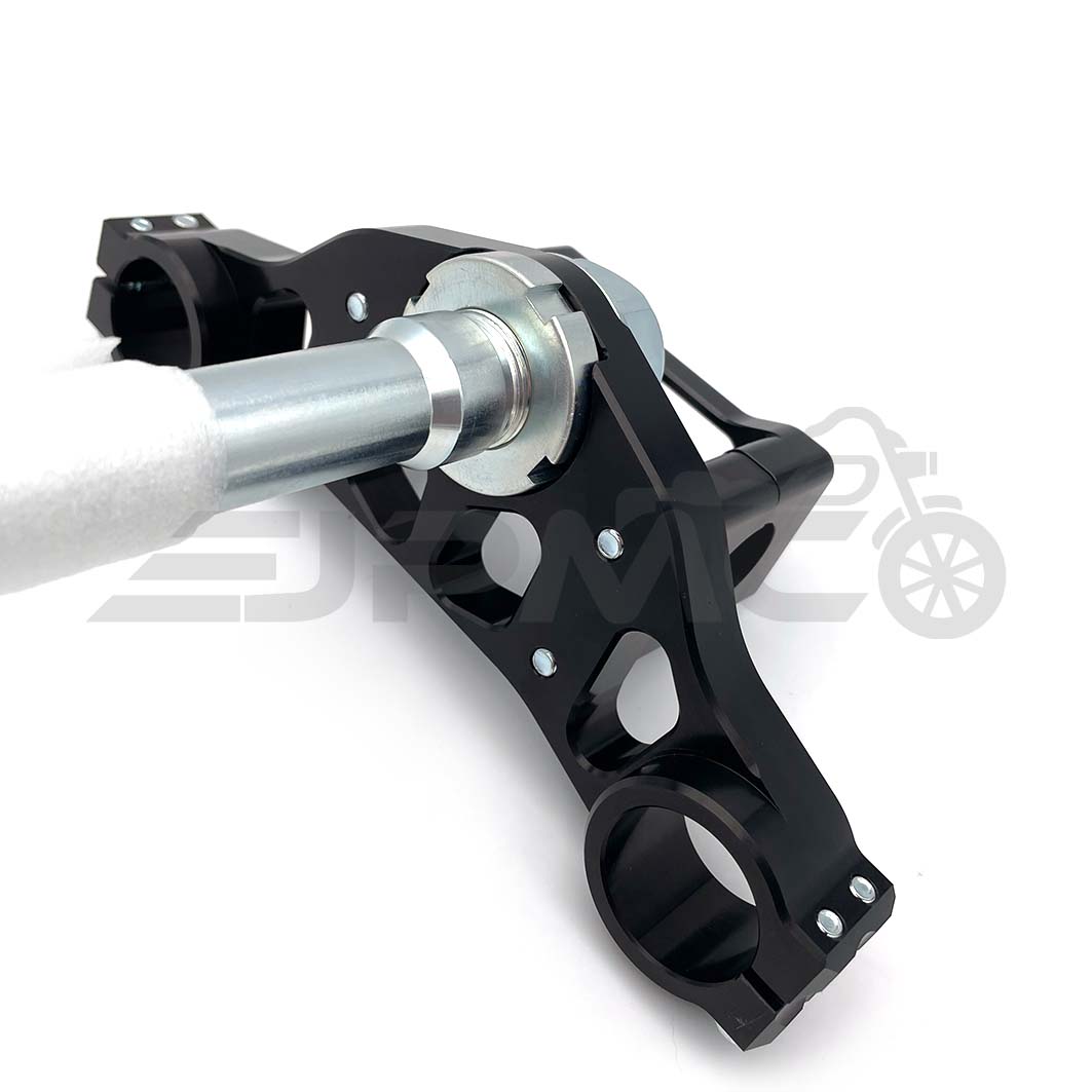 JPMC - CNC Gabelbrücke Racing Black - passend für Simson s51 s70 – JPMC- 2RadParts