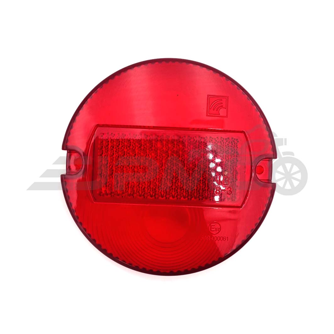 Rücklichtkappe rund, rot, Ø100mm - Simson S50, KR51/2 Schwalbe