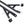 SET Enduro-Streben | Unterzugsstreben mit Lenkanschlag - schwarz für Simson S51|S50|S70