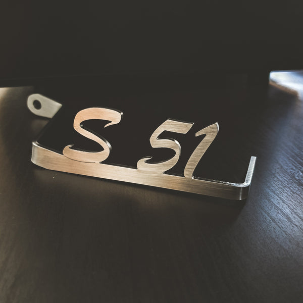 Simson license plate holder - "S51"
