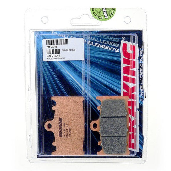 Bremsbelag BRAKING 715CM55 für MotoMaster 4 Kolben Bremszange