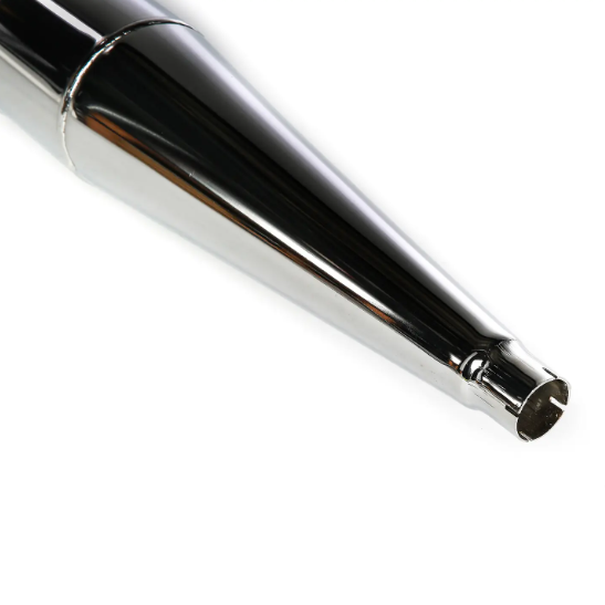 Auspuff - Sport 28mm, chrom/schwarz - für Simson S50, S51, S70, S53, S83