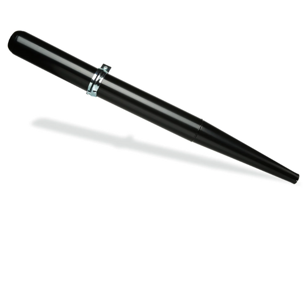 Auspuff 28mm, schwarz, ohne Gegenkonus - Simson S50, S51, S70, KR51/2 Schwalbe, SR80 komplett