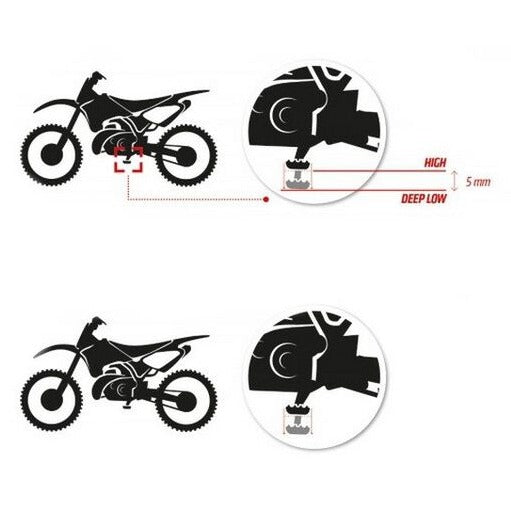 S3 Curve Hard Rock Low Fußrasten KTM/Husqvarna TPI 17-..