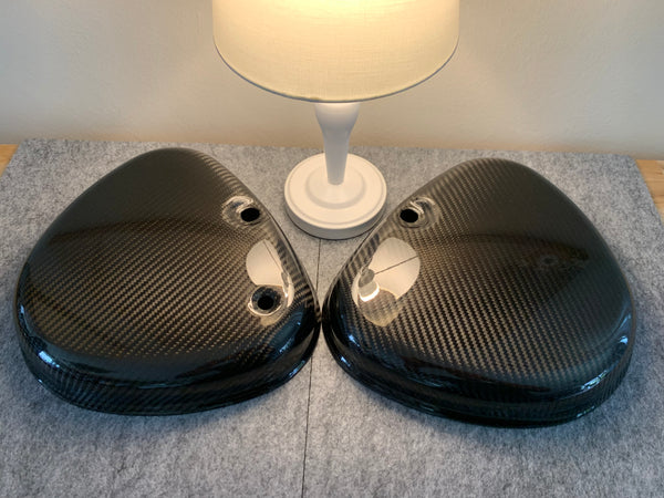 Set - Simson Seitendeckel - Vollcarbon