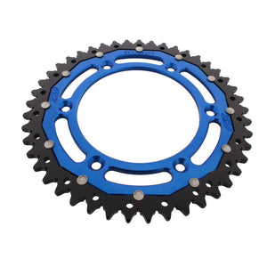 Kettenrad Dual 45Z Teilung 520 blau ZF