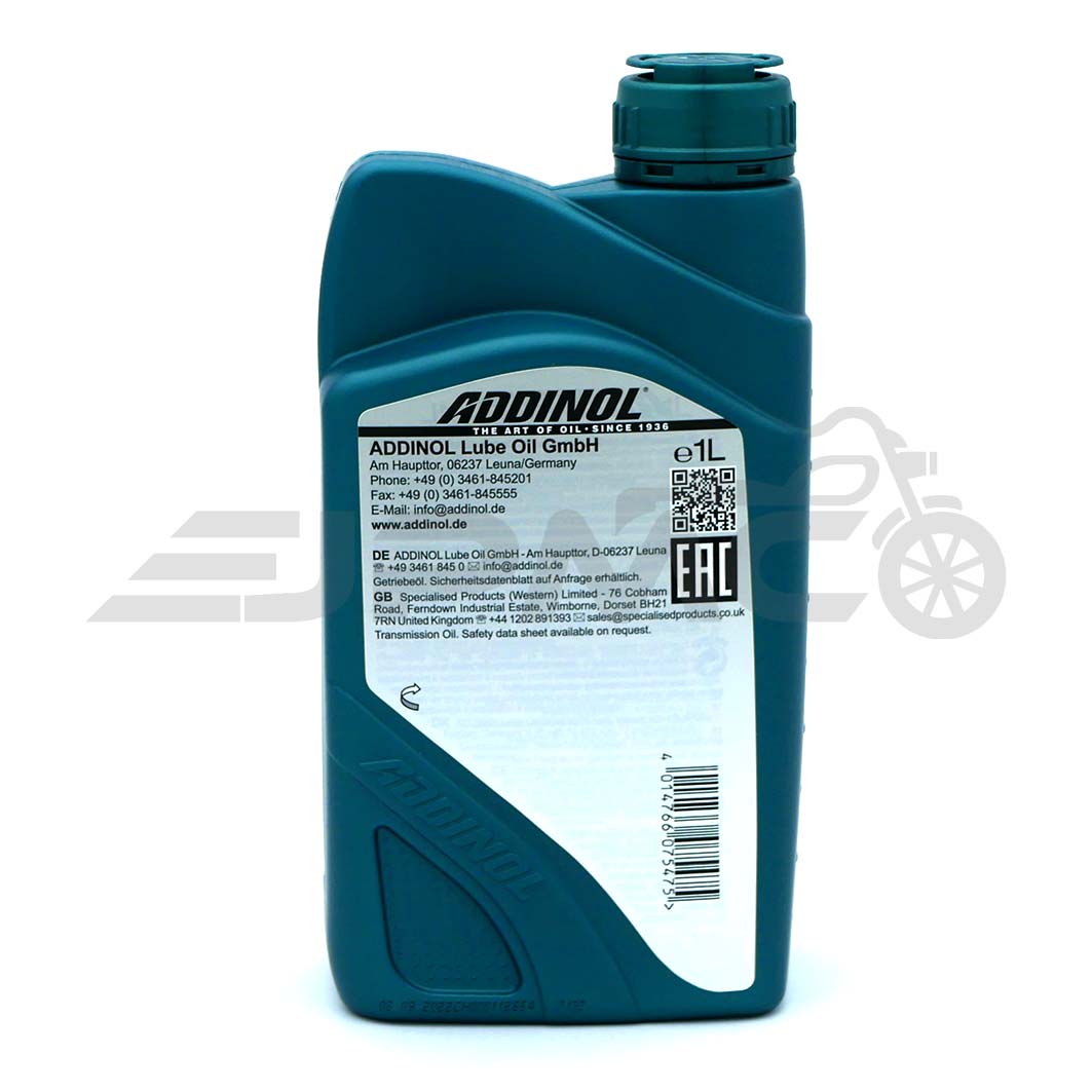 Öl - Getriebeöl - SAE 80W - API GL-3 - GL 80 W - 1 Liter Flasche - ADDINOL* (Special Edition)