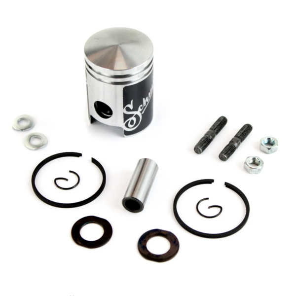 Schmitt Zylinder Kit 50ccm, 38mm Durchmesser inklusive Kolben, Dichtungssatz aus Metall für Simson S51, S53, KR51/2, SR50