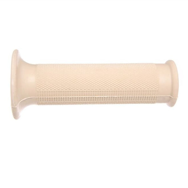 Set: 2 Lenkergriffgummis in Elfenbein - für Simson KR51 Schwalbe, SR4-2, SR4-3, SR4-4 - MZ ES, ETS, AWO