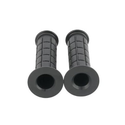 Set: Lenkergummis für Gasdrehgriff und Festgriff, Waffelmuster, schwarz - für Simson S50, S51, S70, SR50, SR80