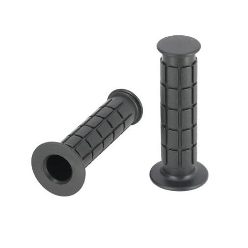 Set: Lenkergummis für Gasdrehgriff und Festgriff, Waffelmuster, schwarz - für Simson S50, S51, S70, SR50, SR80