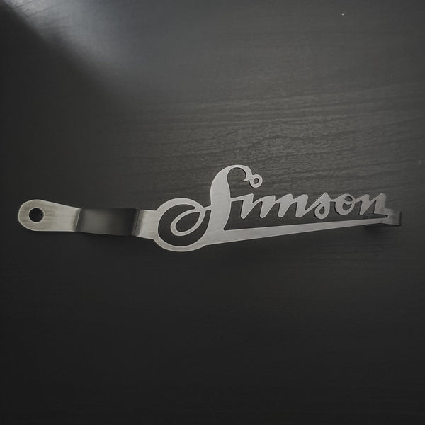 Simson license plate holder - "Simson"