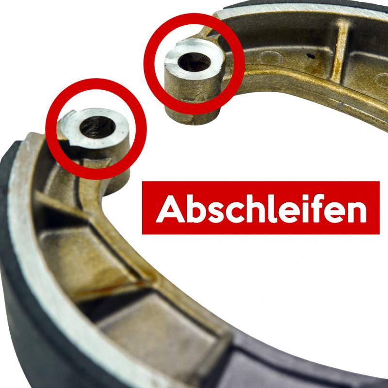 Racing Bremsbacken Abstützblech passend für Simson Trommelbremse –  JPMC-2RadParts