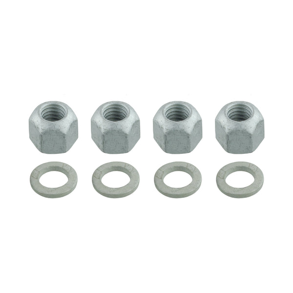 SET: 4x Spezialmutter + U-Scheiben für Zuganker M6x10 (beschichtet)