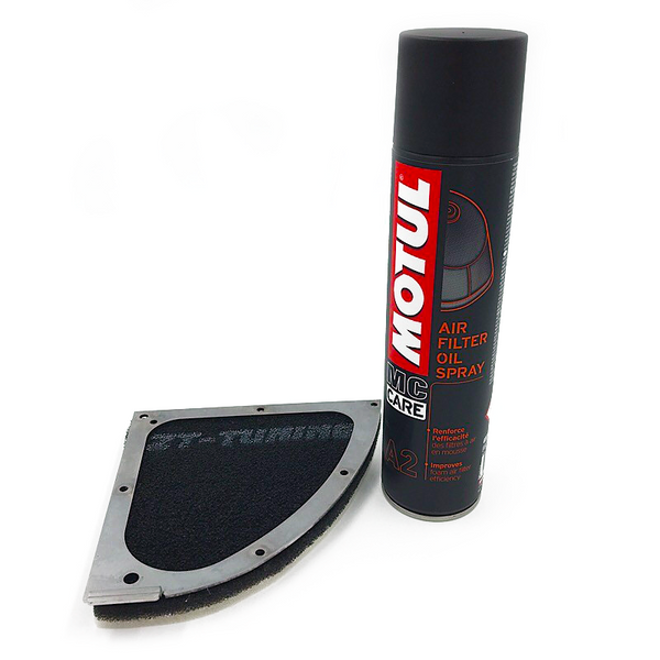 ZT Luftfilterumbauset für Simson Herzkasten S51 / S70 (Tuningluftfilter) Luftfilter + Halteblech gebogen + Airfilter Öl